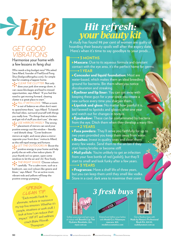 Feel Good Group in Women's Fitness Magazine - September 2014